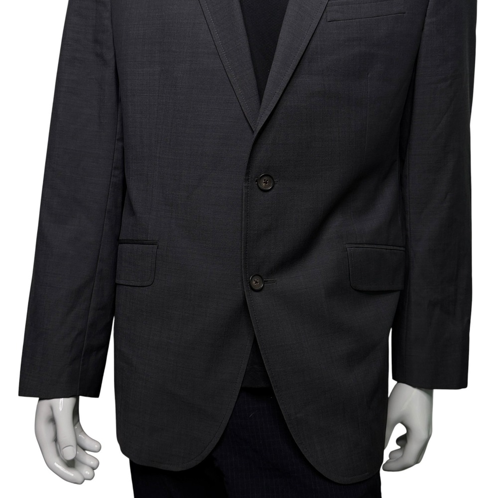 Ted Baker London Endurance Wool Charcoal Blazer Jarrett SPJ Model Men's Size 44R - Picture 3 of 12